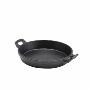 Cast Iron Round Eared Dish 18 x 3.4cm