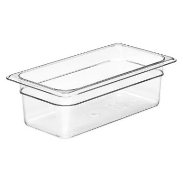 Cambro kantine 1/3-100 mm klar polycarbonat 17.6x32.5