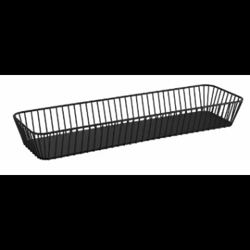 Trådkurv 2/4GN svart H: 7.5cm