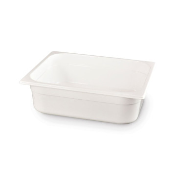 Beholder GN 1/2 hvit polykarbonat, HENDI, GN 1/2, 4L, Hvit, 325x265x(H)65mm