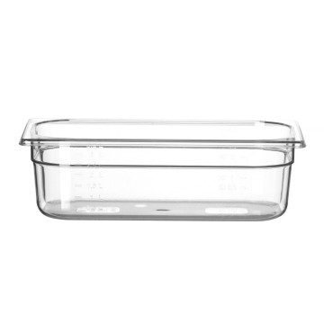 Beholder GN 1/3 polykarbonat, HENDI, Profi Line, GN 1/3, 4L, Transparent, 325x176x(H)100mm