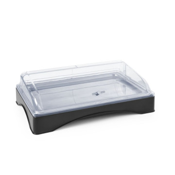 Avkjølt display med deksel - Gastronorm 1/1, HENDI, sett, 555x357x(H)175mm