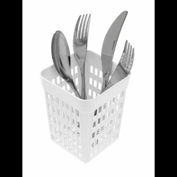 Oppvask Bestikkkurv Firkantet 10x10x13cm