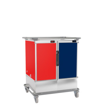 SDX® THERMOBOX® KF240 ECO(8+8 GN1/1) 160mm hjul Engrepp