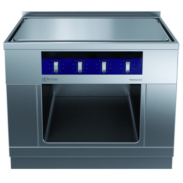 FLATGRILL-/KOKETOPP M/STATIV 4 SONER OP, H=800