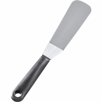 Stekespade stål med svart plasthåndtak 280mm Sveico