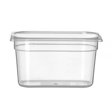 Beholder GN 1/4 polypropylen, HENDI, Profi Line, GN 1/4, 4L, Transparent, 265x162x(H)150mm