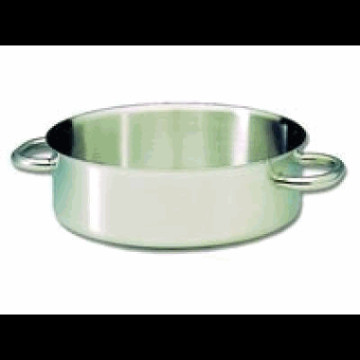 Kjele lav 23 ltr 45x15cm 18/10