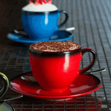 LEA rød -  kaffekopp 23cl