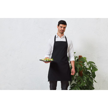 P165 Essential Bib Apron Mørk Royalblå
