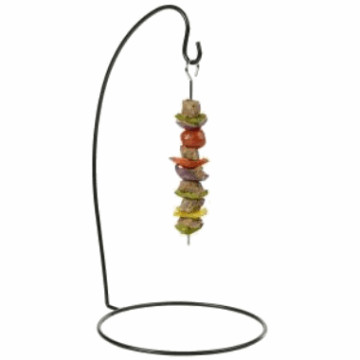 Espetada/ spiddholder sort H- 45cm. Ø-24cm.