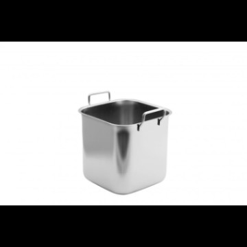 B2 Kantine i rustfritt stål 3.5L - 155x155x160mm