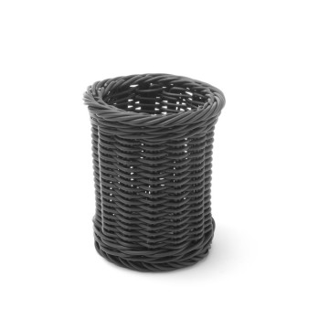 Bestikkurv, HENDI, svart, âŒ€100x(H)120mm