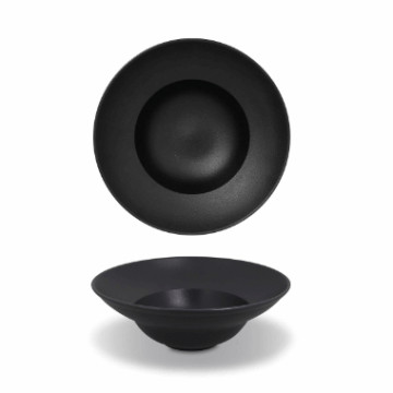 Neofusion tallerken Ekstra dyp 23cm. sort