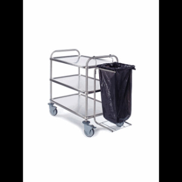 Søppelpose-holder - rustfritt stål