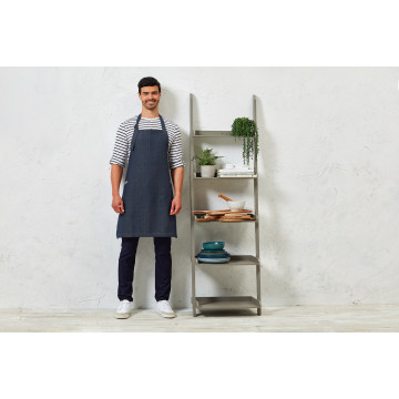 P122 Regenerate Sustainable Apron Indigo Denim