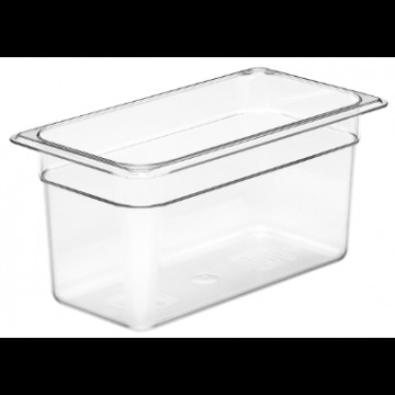 Cambro kantine 1/3-150 mm klar polycarbonat 17.6x32.5