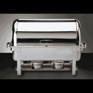 1/1GN Chafing dish Rolltopp Swiss rf stål.