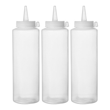 Dispenserflaskesett - 3 stk, HENDI, 0,35L, transparent, 3 stk., âŒ€55x(H)205mm