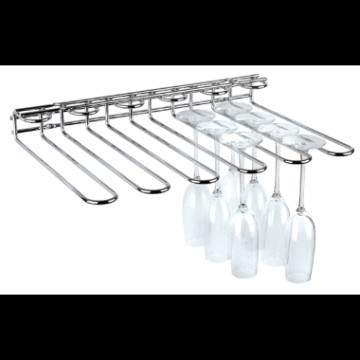 Glassoppheng 45x32cm stål For vegg/tak 5rails