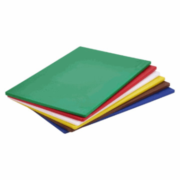 Skjærebrett gult PE 45 X 30 x 1.2 cm. plast