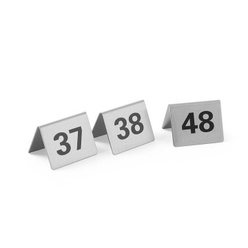 Bordstativnummer, HENDI, tall 37-48, 50x35x(H)40mm