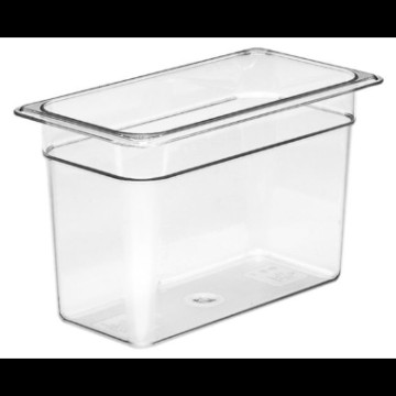 Cambro kantine 1/3-200 mm klar polycarbonat 17.6x32.5