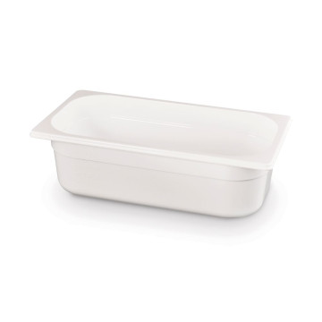 Beholder GN 1/3 hvit polykarbonat, HENDI, GN 1/3, 4L, Hvit, 325x176x(H)100mm