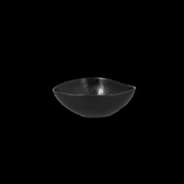 Shaped bolle 10.5x7.5cm  svart