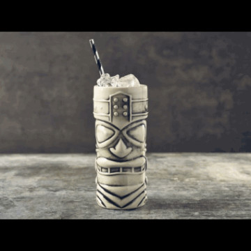 Tiki mug. hvit 40 cl