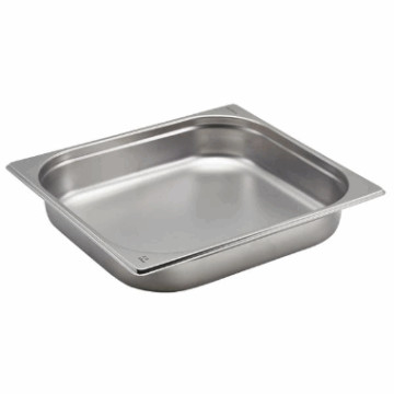 2/3 GN kantine 304 rfr stål 354x325x 65 mm h