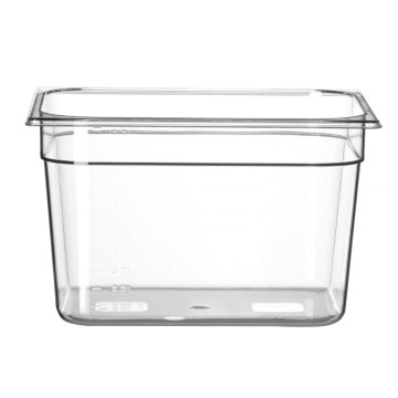 Beholder GN 1/2 polykarbonat, HENDI, Profi Line, GN 1/2, 12,5L, Transparent, 325x265x(H)200mm