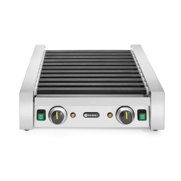 Pølserullegrill – to soner, HENDI, 11 ruller, 230V/1180W, 530x525x(H)180mm
