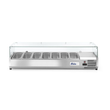 Kjølt garnityrrenne GN 1/3, Arktic, 7x GN 1/3, 230V/180W, 1605x420x(H)460mm