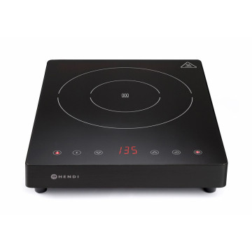 Induksjonskomfyr 2000W Kitchen Line, HENDI, Kitchen Line, 230V/2000W, 297x411x(H)57mm