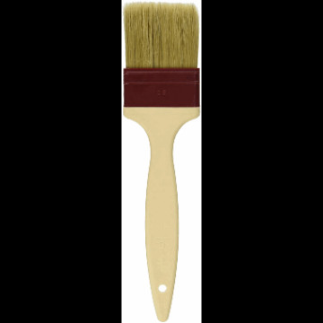 Bakepensel. plastskaft b-3.5 cm.  Naturbust