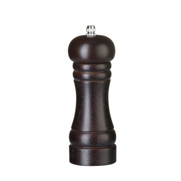 Saltkvern av tre, HENDI, mørk tre, âŒ€ 57x(H)165mm