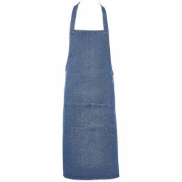 Forstykke Denim lang 70x90cm. vasket (lys)