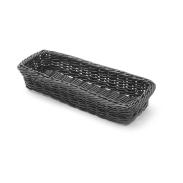 Bestikkurv, HENDI, Sort, 270x100x(H)45mm
