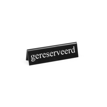 Bordskilt reservert, HENDI, reservert, 130x30x(H)38mm