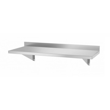 Vegghylle, med 2 braketter, HENDI, 800x300x(H)250mm
