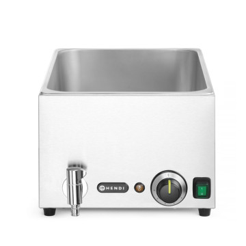 Bain-marie med avløpskran HEDI Ranger, HENDI, GN 1/1, 230V/1000W, 576x334x(H)241mm