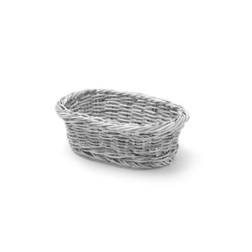 Bakekurv oval, HENDI, lys grå, 190x120x(H)60mm