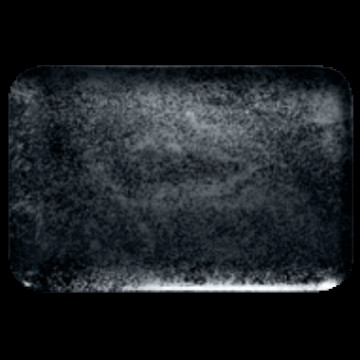 KARBON rektangulær tallerken 33x22cm