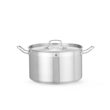 Langkokepanne midt - med lokk, HENDI, Profi Line, 15L, âŒ€320x(H)190mm