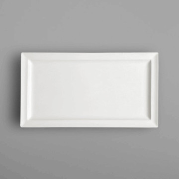 REKTANGULÆR FLAT TALLERKEN 33 x 23 CM
