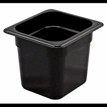 Cambro kantine 1/6-150 mm sort 17.6x16.2 cm