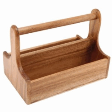 Bord apotek tre natur 25x15cm m/htg.