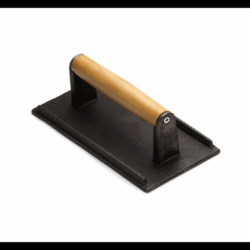 Bifflodd m/håndtak 11x21cm støpejern. 1.1kg.