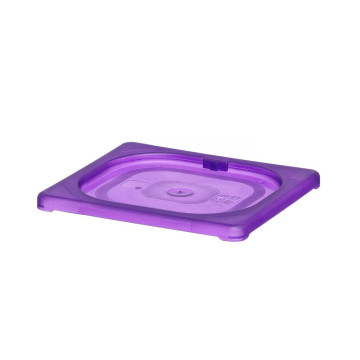 Lokk til GN-beholdere lilla, HENDI, GN 1/6, lilla, 176x162mm